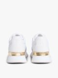 Άσπρο Δερμάτινα Sneakers Με Μίξη Υφών Και Μονόγραμμα TH  Γυναίκες