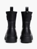 Black TH Monogram Cleat Rain Boots  Women