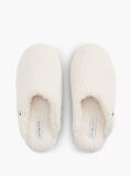 Beige TH Monogram Faux Fur Slippers  Women