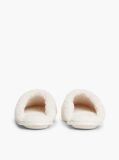 Beige TH Monogram Faux Fur Slippers  Women