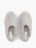 Grey TH Monogram Faux Fur Slippers  Women