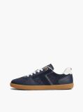 Blue Embossed TH Monogram Leather Sneakers  Women