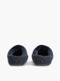 Blue Logo Embroidery Flannel Slippers  Women