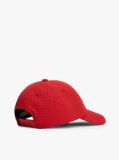 Κόκκινο Καπέλο Baseball Από Seersucker Με Wavy Σημαιάκι  Παιδί Unisex
