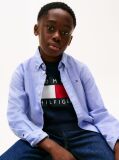 Blue Stretch Cotton Poplin Shirt  Boys