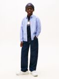 Blue Stretch Cotton Poplin Shirt  Boys