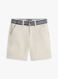 Μπεζ Essential Παντελόνι Chinos Με Signature Ζώνη Σε Loose Γραμμή  Αγόρια