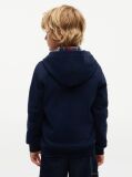 Μπλε Hoody Με Κεντητό Λογότυπο Interlock  Αγόρια