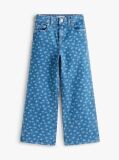 Denim Φαρδύ Τζιν Με Φλοράλ Σχέδιο  Κορίτσια