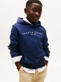 Μπλε Essential Hoody Από Οργανικό Βαμβάκι Με Λογότυπο  Παιδί Unisex