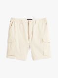 White 1985 Essential Harlem Relaxed Cargo Bermuda Shorts  Men