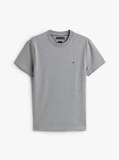 Γκρι Slim T-Shirt Με Κεντητό Σημαιάκι  Άνδρες