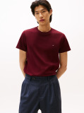 Κόκκινο Slim T-Shirt Με Κεντητό Σημαιάκι  Άνδρες