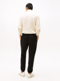 Black Cuffed Leg Fleece Joggers  Men