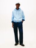 Μπλε Hoody Από Βαμβακερό Terry Με Κεντητό Σημαιάκι  Άνδρες