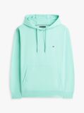 Μπλε Hoody Από Βαμβακερό Terry Με Κεντητό Σημαιάκι  Άνδρες
