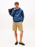 Μπλε Hoody Από Βαμβακερό Terry Με Κεντητό Σημαιάκι  Άνδρες