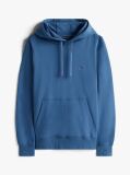 Μπλε Hoody Από Βαμβακερό Terry Με Κεντητό Σημαιάκι  Άνδρες