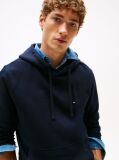 Μπλε Hoody Από Βαμβακερό Terry Με Κεντητό Σημαιάκι  Άνδρες