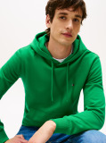 Πράσινο Hoody Από Βαμβακερό Terry Με Κεντητό Σημαιάκι  Άνδρες