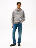 Γκρι Hoody Από Βαμβακερό Terry Με Κεντητό Σημαιάκι  Άνδρες