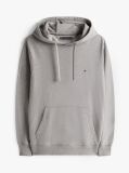 Γκρι Hoody Από Βαμβακερό Terry Με Κεντητό Σημαιάκι  Άνδρες