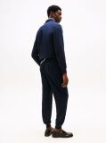 Blue Terry Cuffed Leg Joggers  Men