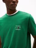 Πράσινο T-Shirt Με Λογότυπο Και Κανονική Λαιμόκοψη  Άνδρες