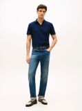 Blue Smart Casual Regular Fit Polo Shirt  Men