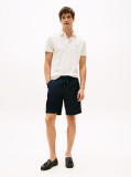 Beige Open Knit Regular Polo Shirt  Men