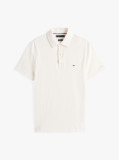 Beige Open Knit Regular Polo Shirt  Men