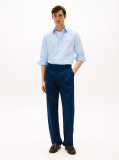 Blue TH Flex Regular Fit Poplin Shirt  Men