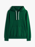Πράσινο Fleece Hoody Με Κεντητή Σημαία  Άνδρες