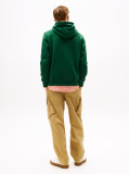 Πράσινο Fleece Hoody Με Κεντητή Σημαία  Άνδρες