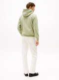 Πράσινο Fleece Hoody Με Κεντητή Σημαία  Άνδρες