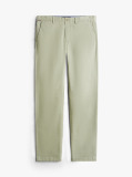 Grey Denton Straight Twill Chinos  Men