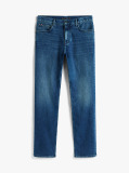 Blue Straight Denton Jeans  Men