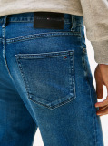 Blue Straight Denton Jeans  Men