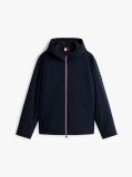Blue Lightweight Hooded Windbreaker  Men