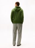 Πράσινο Flex Fleece Φούτερ Με Κουκούλα Και Λογότυπο  Άνδρες