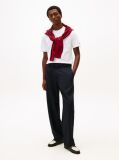 Άσπρο Smart Casual T-Shirt Με Κλασική Λαιμόκοψη  Άνδρες