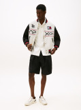 Black The APXGP Collection Tonal Embroidery Bermuda Shorts  Men