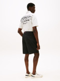 Black The APXGP Collection Tonal Embroidery Bermuda Shorts  Men