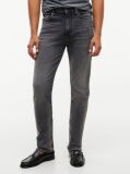 Grey Bleecker Whiskered Slim Jeans  Men