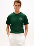Πράσινο T-Shirt Με Κλασσική Λαιμόκοψη Και Λογότυπο  Άνδρες