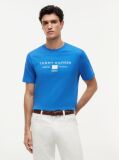 Μπλε T-Shirt Με Λογότυπο  Άνδρες