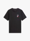 Μαύρο T-Shirt Με Κλασική Λαιμόκοψη Και Λογότυπο  Άνδρες