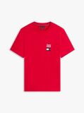 Κόκκινο T-Shirt Με Κλασική Λαιμόκοψη Και Λογότυπο  Άνδρες