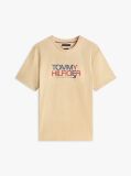 Μπεζ T-Shirt Με Λογότυπο Και Γραφικό Σχέδιο  Άνδρες