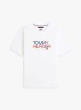 Άσπρο T-Shirt Με Λογότυπο Και Γραφικό Σχέδιο  Άνδρες